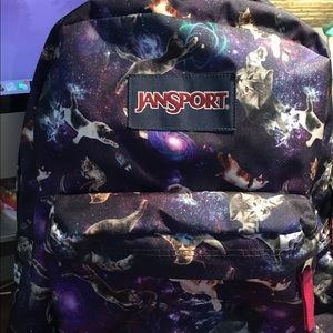 ❤️SOLD❤️ Jansport Galaxy Cat Backpack